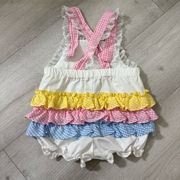 Pink and Blue Ruffle Kids bubble - Picture 6 of 10